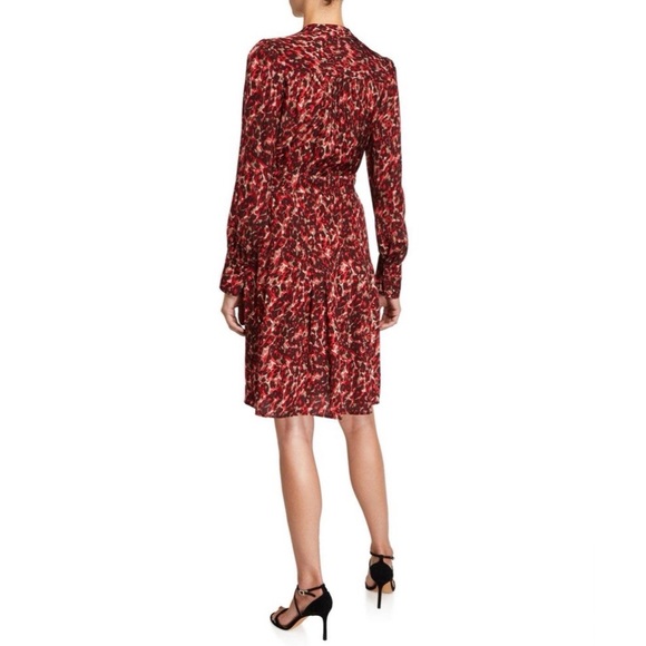 EQUIPMENT leopard-jacquard mini wrap dress - Picture 8 of 10